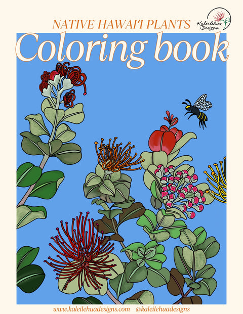 Native Hawaiʻi Plants Coloring Book | Native Books