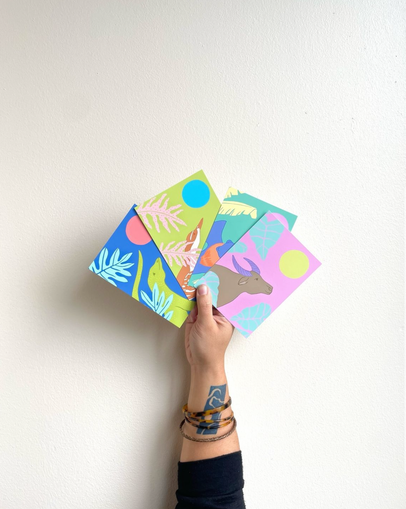 Mohon Paper Postcards - Pulan Pals Series
