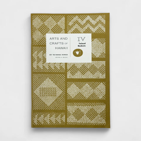 Arts and Crafts of Hawaii, Section IV: Twined Baskets | Native Books