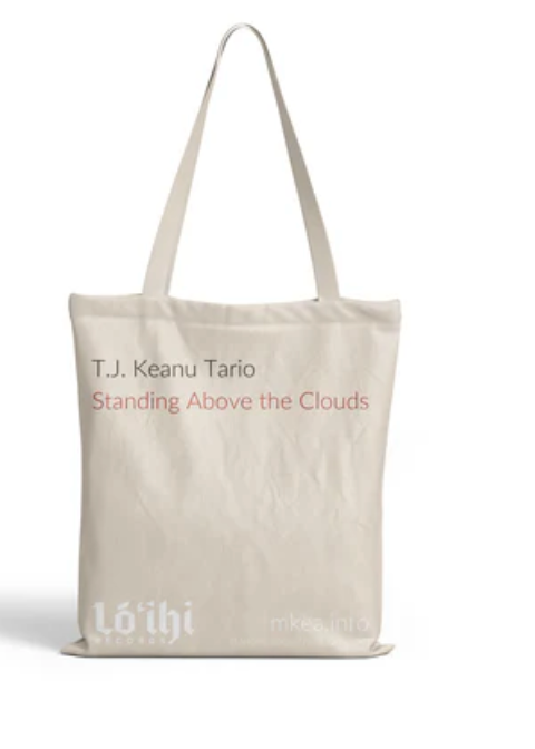 "Standing Above the Clouds" Tote Bag