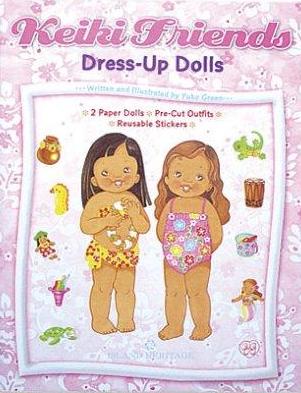 Keiki Friends Dress-Up Dolls Activity Book